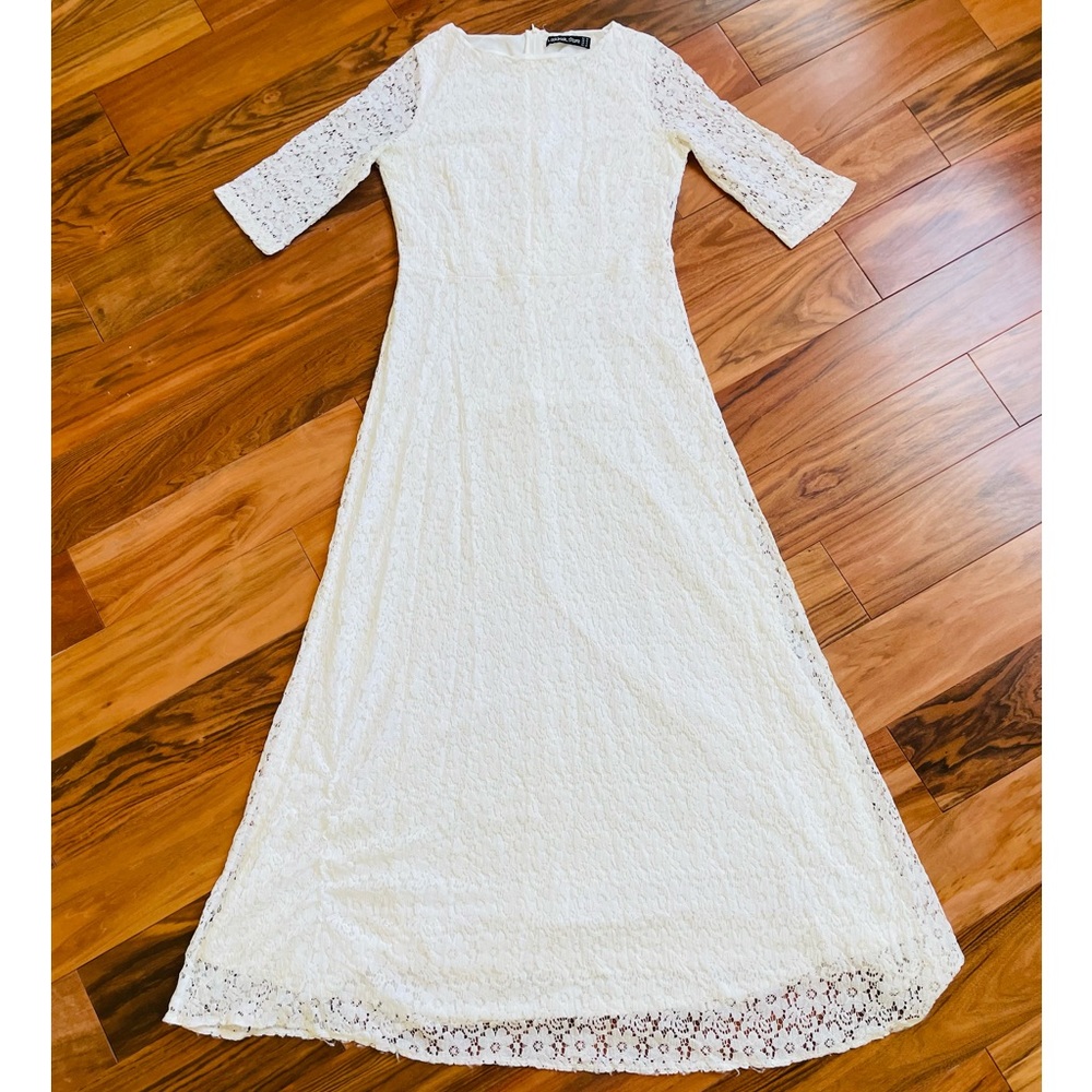White Lace Dress